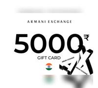 Armani Exchange Gift Card 5000 INR Key - INDIA