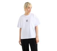 Armani Exchange Icon Project, Embroidered Front Logo T-Shirt Donna (Pacco da 1)