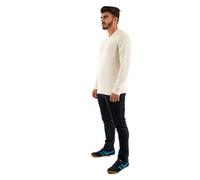 Armani Exchange Icon Project, Embroidered Logo Pullover, Bianco Sporco, M Uomo