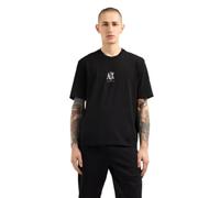 Armani Exchange Icon Project, Embroidered Logo T-Shirt, Nero, M Uomo