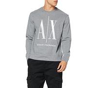 ARMANI EXCHANGE Icon Project, Felpa, Uomo, Grigio (Bc09 Grey 3930), XL