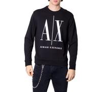 ARMANI EXCHANGE Icon Project, Felpa, Uomo, Nero (Black 1200), XL