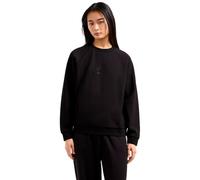 Armani Exchange Icon Project, Shiny Logo, Crewneck, Felpa Donna, Nero, M