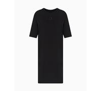 Armani Exchange Icon Project, Shiny Logo, Vestito Donna, Nero, XS