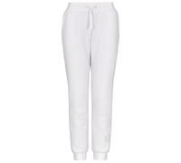 Armani Exchange Donna Icon Project, Shiny Studs Logo Pantaloni della Tuta, Bianco Ottico, L