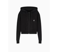 Armani Exchange Icon Project, Small Logo Embroidery, Cropped Fit Maglia di Tuta Donna
