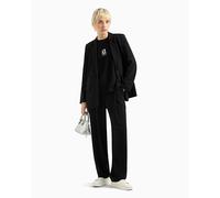 ARMANI EXCHANGE Maglietta nero / bianco Donna ARMANI EXCHANGE M