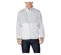 ARMANI EXCHANGE Lightweight Zip-up Hooded Windbreaker Jacket 8NZB07, Giacca a vento Uomo, Bianco 1100 (White), XL