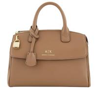 Armani Exchange Jane Borsa a mano marrone chiaro, pelle sintetica, donna