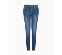 Armani Exchange Jeans da donna in denim super skinny, Blu denim, 28