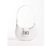 Armani Exchange - Jodie - Borsa da spalla bianco sporco con logo One Size