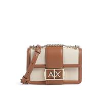 Armani Exchange Jodie S Borsa a spalla bianco,marrone, tissu, donna