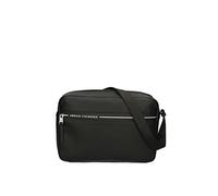 Armani Exchange John, Line Detail, Messanger Bag, Maglia Messenger con Zip Uomo, Nero, Einheitsgröße