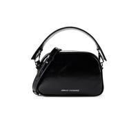 Armani Exchange Keira Borsa a spalla Vera Pelle 18 cm nero