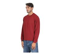 Armani Exchange, ,Knitwear ,Uomo ,Marrone ,M Bordeaux Crew Neck Sweater