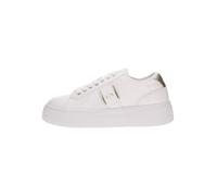 Armani Exchange Kurt, Details, Debossed Logo, Scarpe da Ginnastica Donna, off White Pale Gold, 39 EU