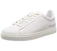 Armani Exchange Lace Up Sneaker, Scarpe da Ginnastica Basse Uomo, Bianco (White 00001), 41 EU