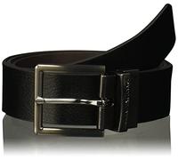 Armani Exchange Leather Belt, Cintura, Uomo, Nero (Black/Navy 43420), 8 (Taglia Produttore: 40)
