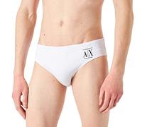 Armani Exchange Lettera da Uomo Swim, Bianco, XL