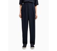 Armani Exchange Limited Edition Blue Edition Trouser with Darting, Boxer Bambino da Donna, Blu,