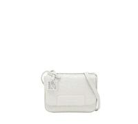 Armani Exchange Liz, Essential, Logo Squared Charm, Borsa Messenger Donna, Bianco Sporco