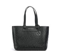Armani Exchange Liz M Borsa shopper nero, pelle sintetica, donna