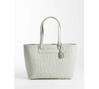 Armani Exchange - Liz - Maxi borsa color crema martellata-Bianco One Size