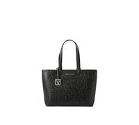 Armani Exchange Liz M Borsa shopper nero, pelle sintetica, donna