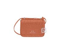 Armani Exchange Essential, Liz Pebble Embossed Logo, Borsa a Tracolla Donna, Coconut, Taglia Unica