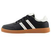 Armani Exchange Logo Berlin, Double Band, Scarpe da Ginnastica Donna, Bianco Black off, 38 EU