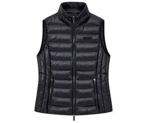 Armani Exchange Logo da donna, senza maniche, colore nero, XL, Nero, XL