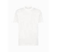 Armani Exchange Limited Blue Edition Box Logo Tee T-Shirt, Bianco Sporco, L Uomo