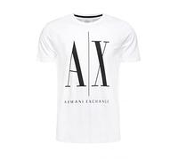 ARMANI EXCHANGE Logo Icon Tee, T-shirt, Uomo, Bianco, M
