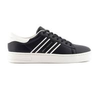 Armani Exchange London, Side Stripes, Color Contrast, Sneakers Uomo, Black off White, 39.5 EU