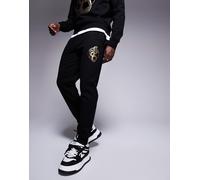 Armani Exchange - Lunar Capsule - Joggers neri con stampa di serpente-Nero W28.6
