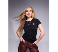 Armani Exchange - Lunar Capsule - T-shirt nera con logo-Nero XS