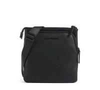Armani Exchange Madrid, Sustainable, Embossed Logo, Crossbody Pieghevole Uomo, Nero, Taglia Unica