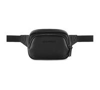 Armani Exchange Madrid, Sustainable, Embossed Logo, Borsa a Vita Uomo, Nero, Taglia Unica