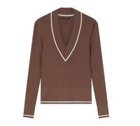 Armani Exchange - Maglieria Scollo a V - - Knitwear - Donna - Marrone - L