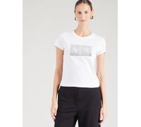 ARMANI EXCHANGE Maglietta argento / bianco, Taglia L