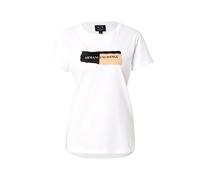 Armani Exchange, ,Tops ,Donna ,Bianco ,S T-shirt in cotone regular fit