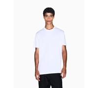 Armani Exchange Maglietta da Uomo, a Maniche Corte, con Logo Milano-New York, Colore Bianco, S, Bianco, S