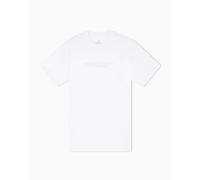 Armani Exchange Maglietta da Uomo, a Maniche Corte, con Logo Milano-New York, Colore Bianco, S, Bianco, S