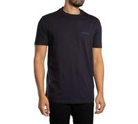 Armani Exchange Short Sleeve Side Milano-New York Logo Lettering T-Shirt, Navy Scuro, L Uomo