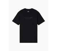 Armani Exchange Maglietta da Uomo, a Maniche Corte, con Logo Milano-New York, Colore Nero, L, Nero, L