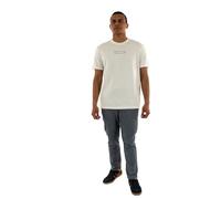 Armani Exchange 1991 Center Logo Tee T-Shirt, Bianco Sporco, XL Uomo