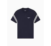 Armani Exchange Maglietta da Uomo con Logo, Navy Scuro, M