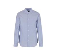 Armani Exchange Maglietta da Uomo Digital Desert, Double Line, Blue, XXL, Blu Navy, XXL