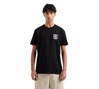 Armani Exchange Utility Edge, Sustainable, Printed Logo Lettering T-Shirt, Nero, M Uomo