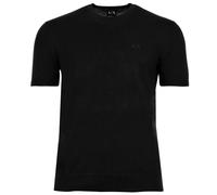 Armani Exchange - T-Shirt in Cotone a Maniche Corte con Scollo Rotondo - - Tops - Uomo - Nero - M